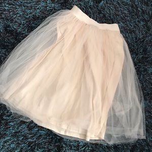 White tutu skirt